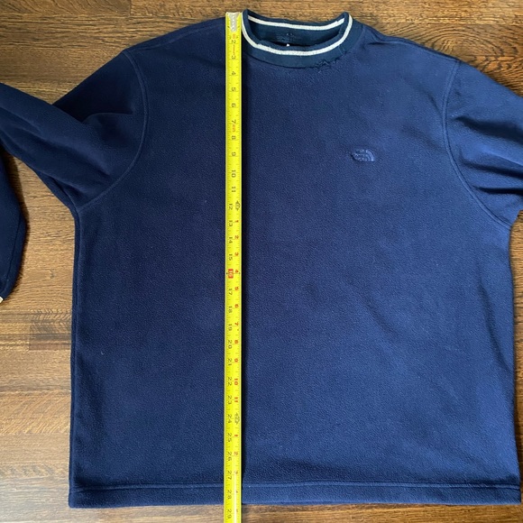 The North Face Men’s Navy Fleece Pullover Large - Picture 15 of 15
